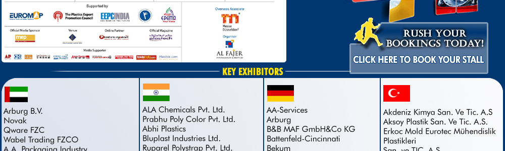 Arabplast 2013 - Key Exhibitors from Europ, India, UAE etc...