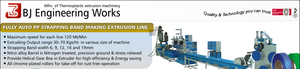 Manufacturer of Thermoplastic extrusion machinery